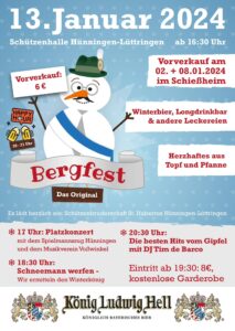 Bergfest 13. Januar 2024