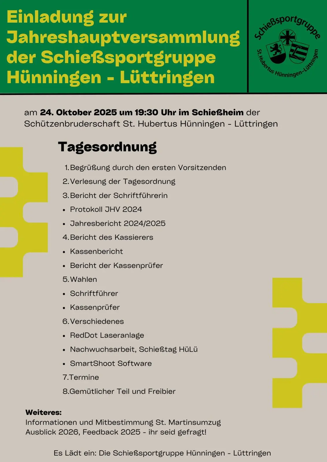 JHV Schießsportgruppe